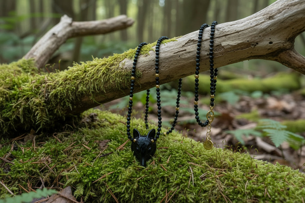 pendentif renard oeil de tigre