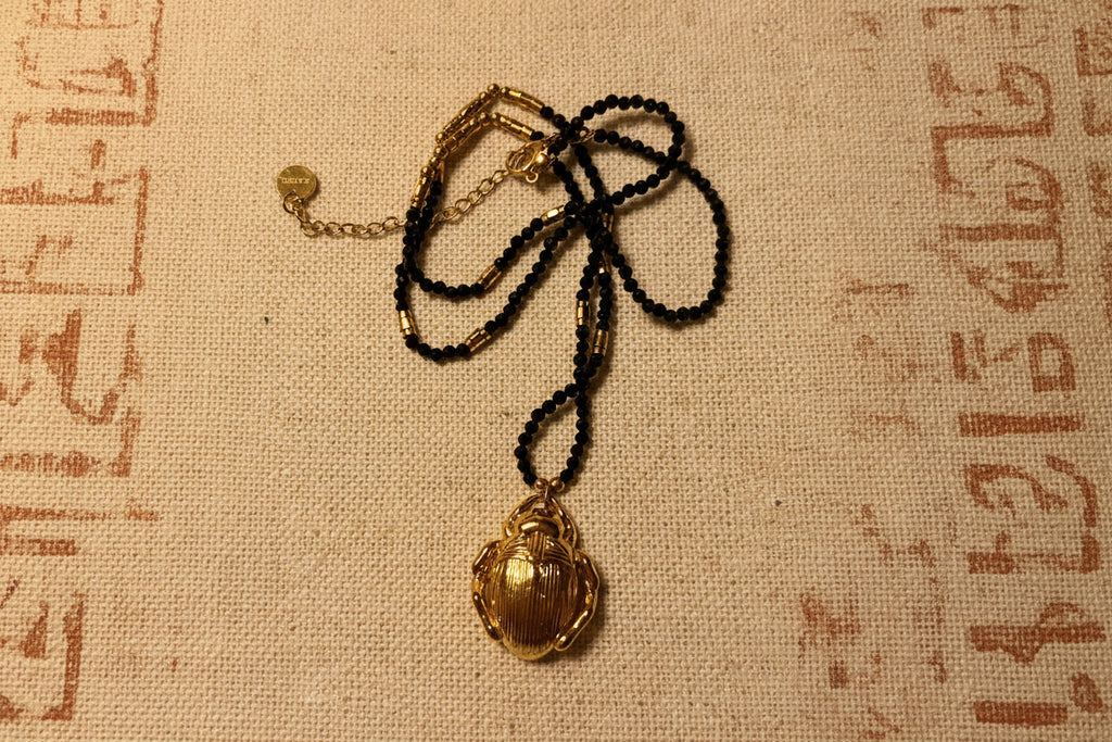 pendentif scarabée cornaline