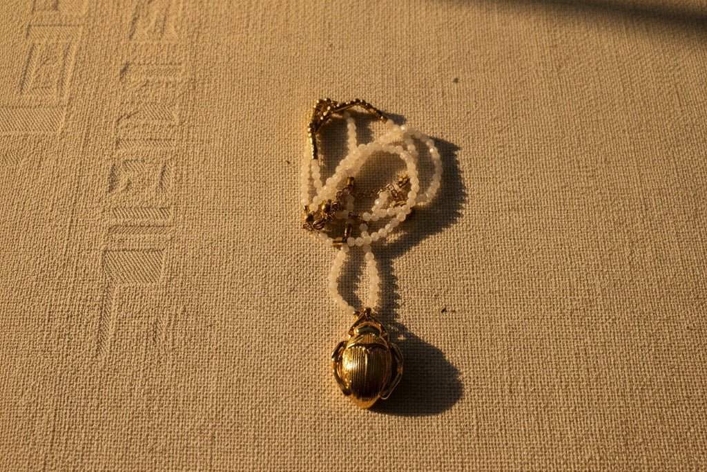 pendentif scarabée cornaline