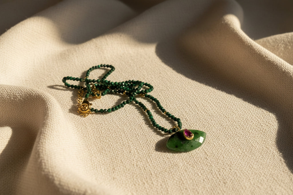 pendentif oeil fluorine