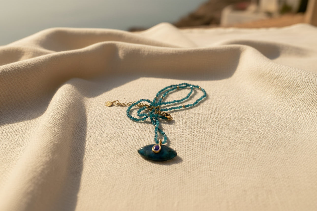 pendentif oeil en oeil de tigre (Copie)