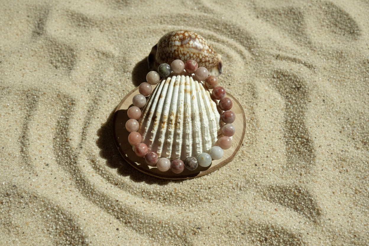 Bracelet en agate de Botswana