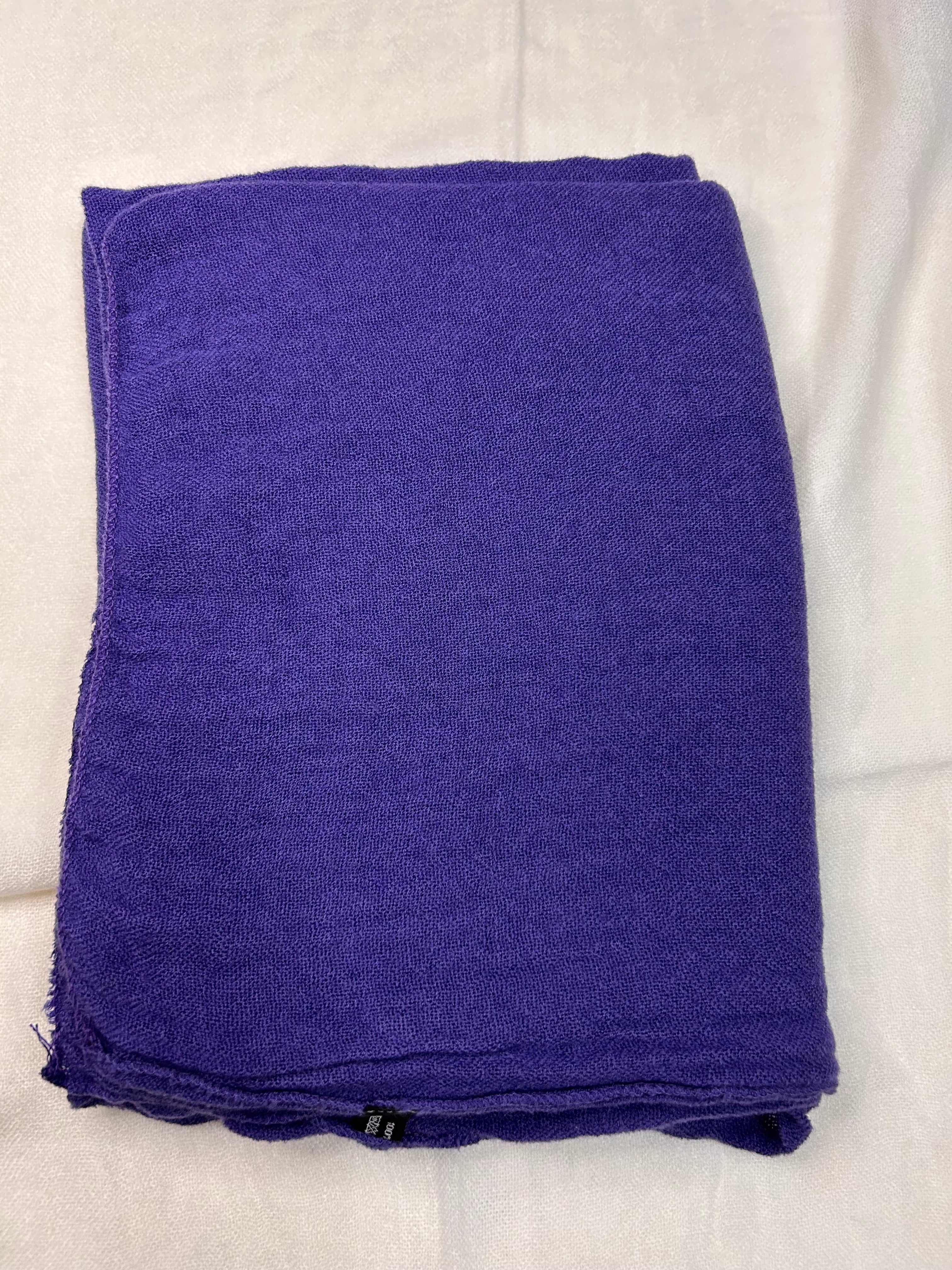 Echarpe 100% laine violet