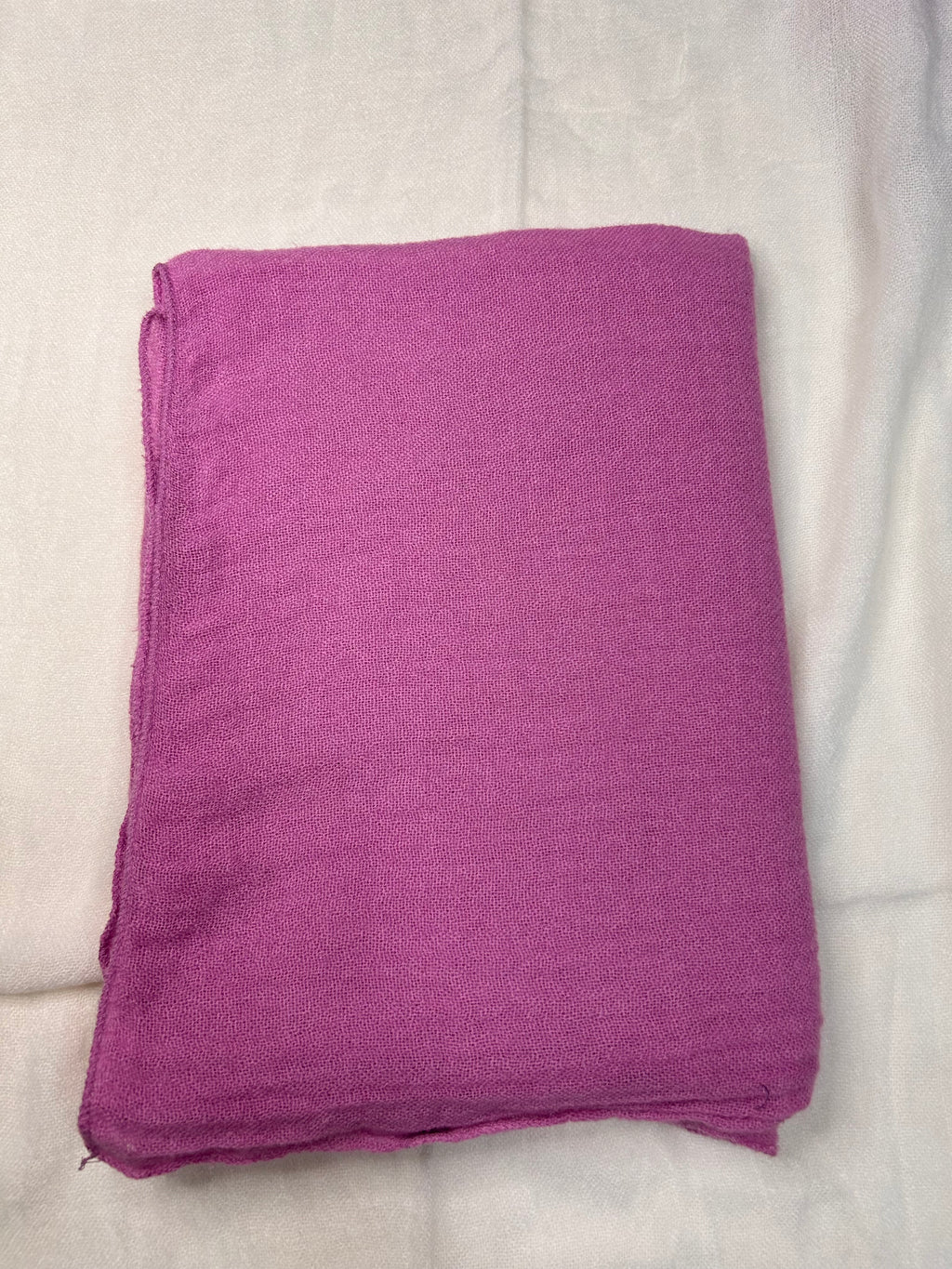 Echarpe 100% laine mauve