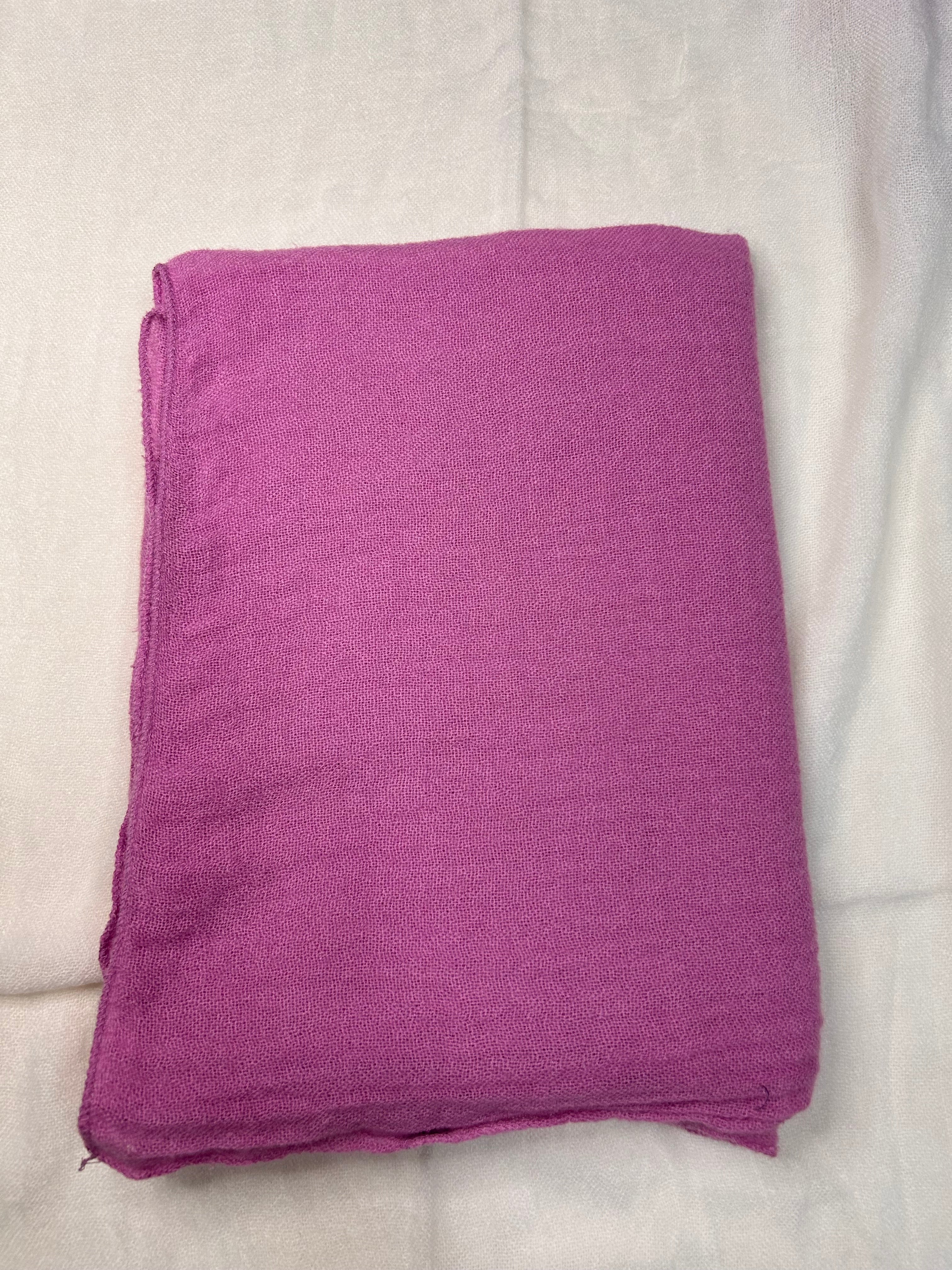 Echarpe 100% laine mauve