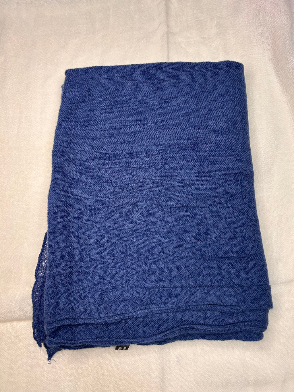 Echarpe 100% laine bleu royal