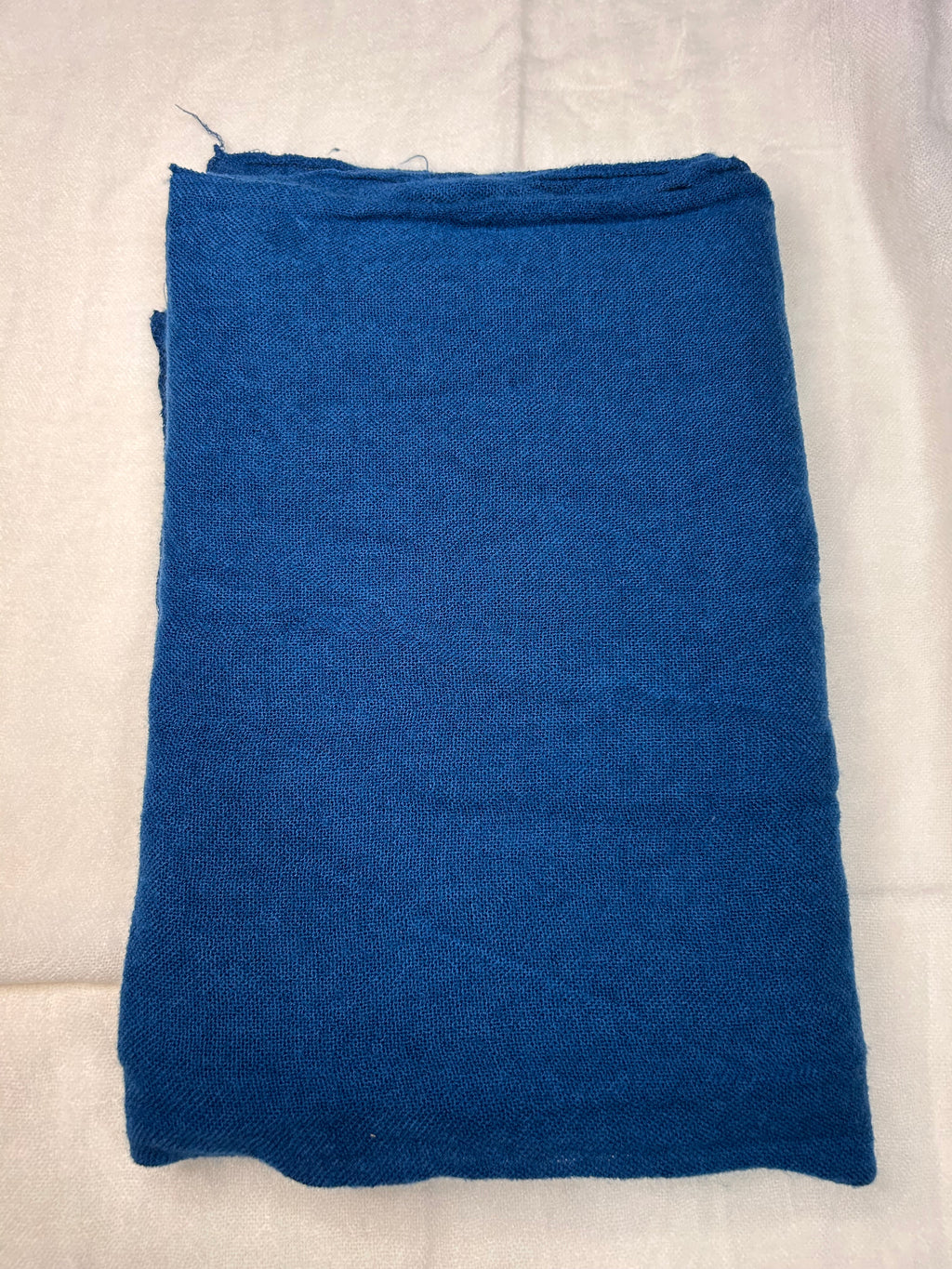 Echarpe 100% laine bleu électrique