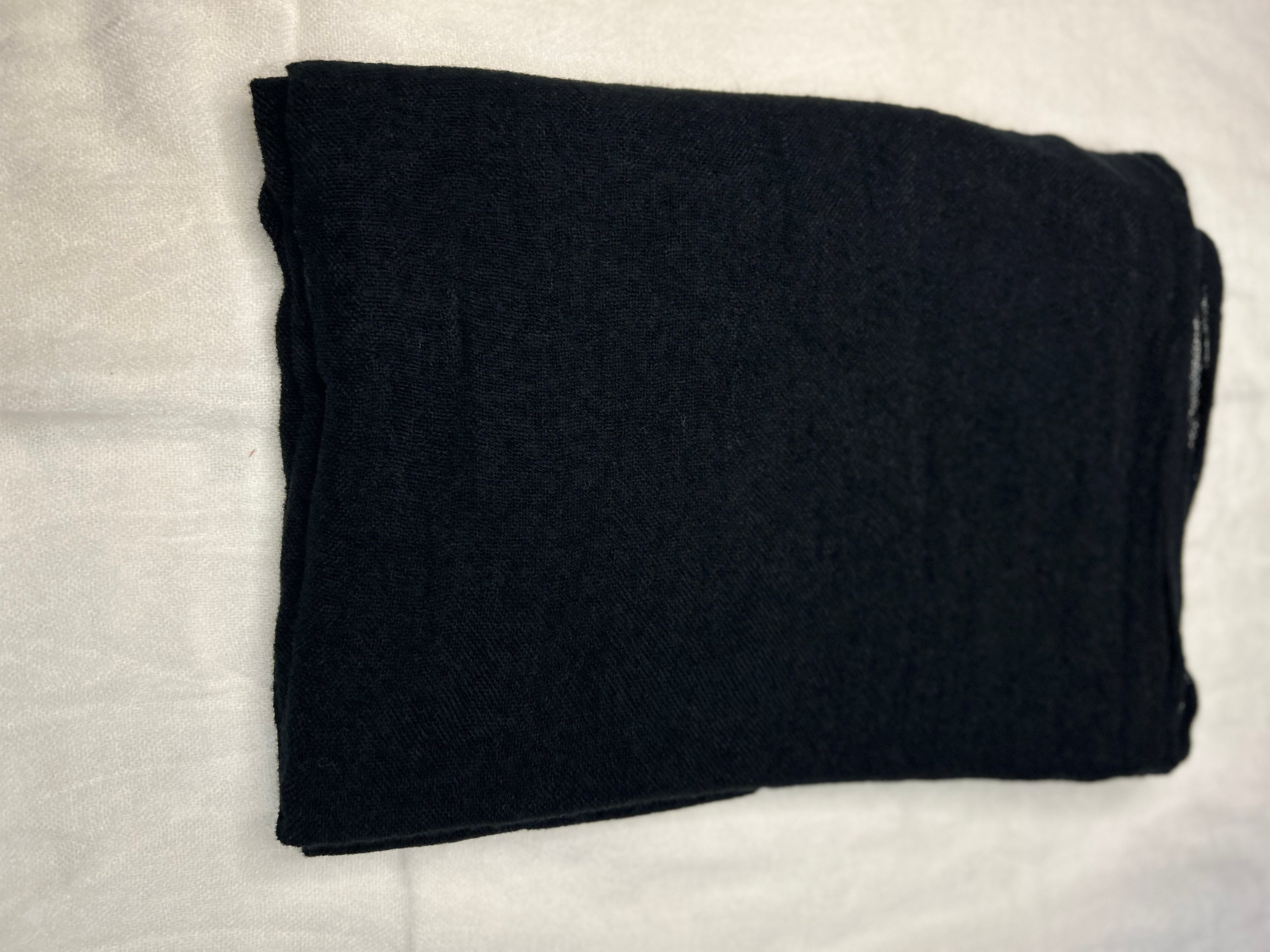 Echarpe 100% laine noir