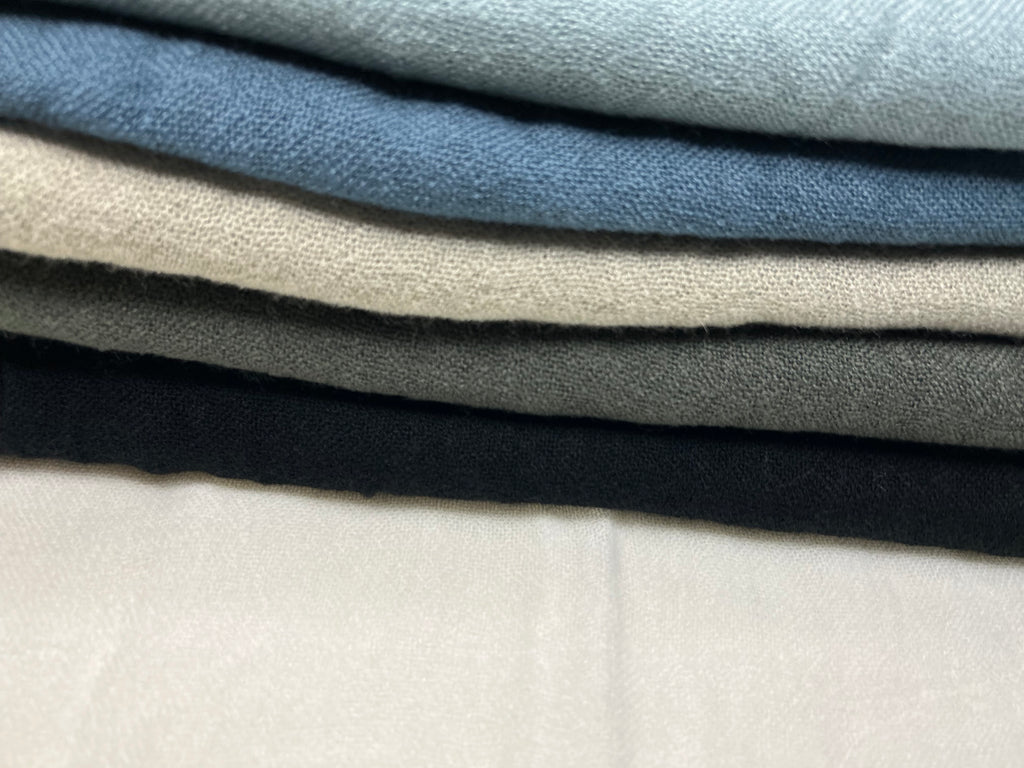 Echarpe 100% laine gris anthracite