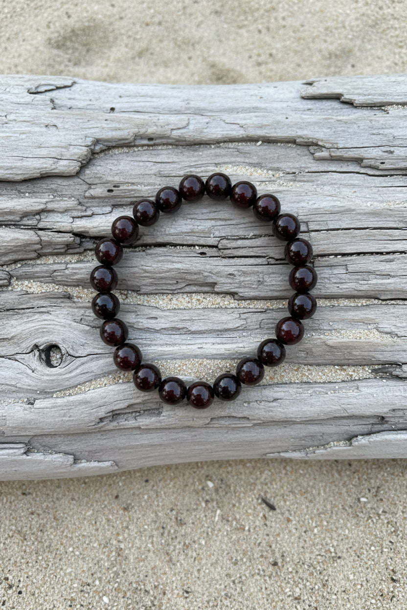 Bracelet en grenat almandin