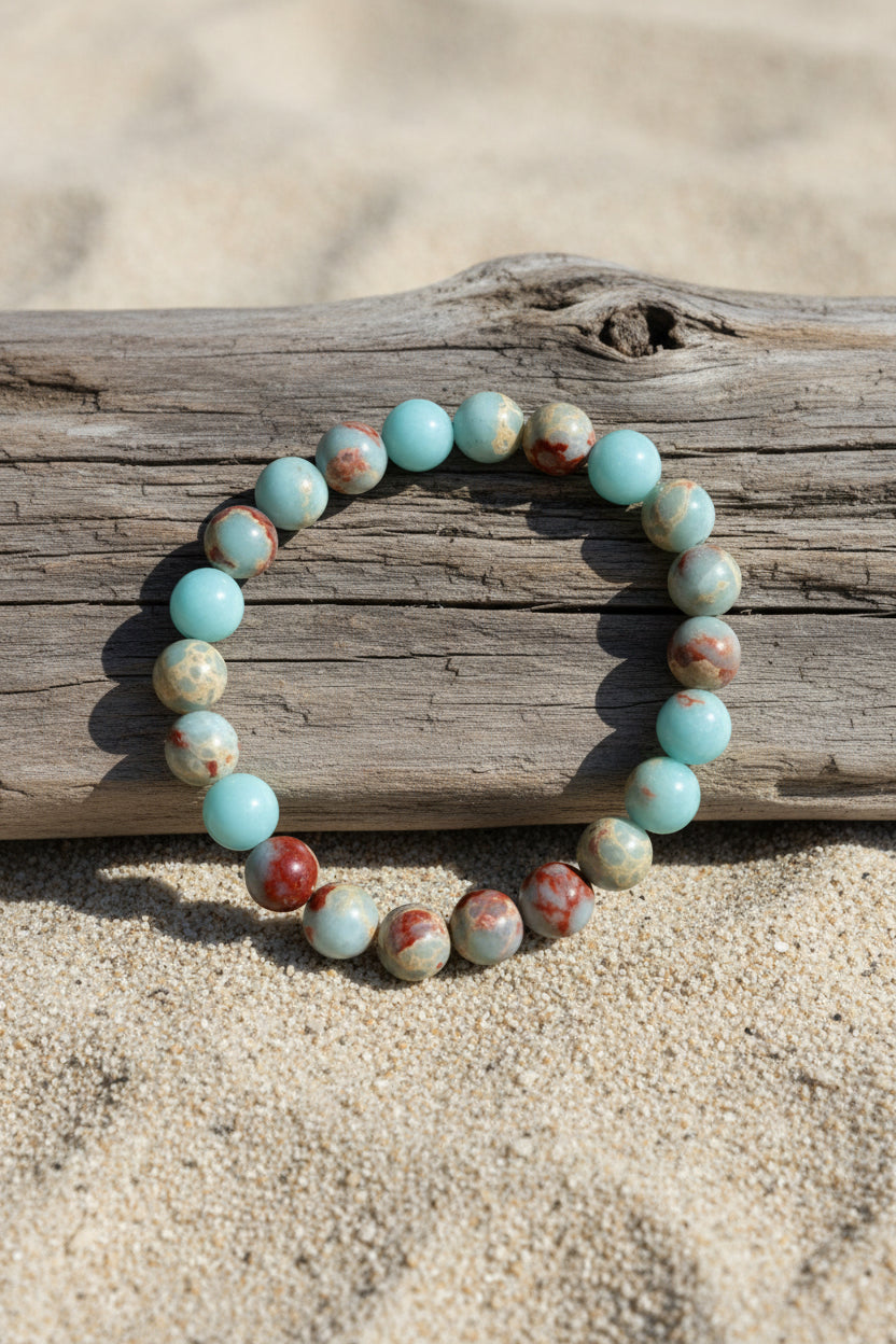 Bracelet en Chrysoprase