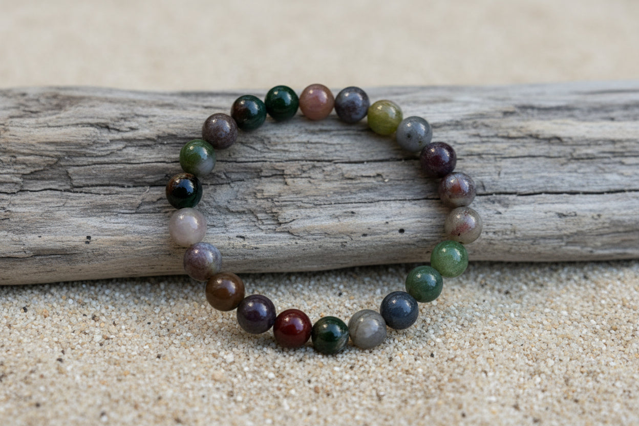 Bracelet en agates indiennes (Copie)